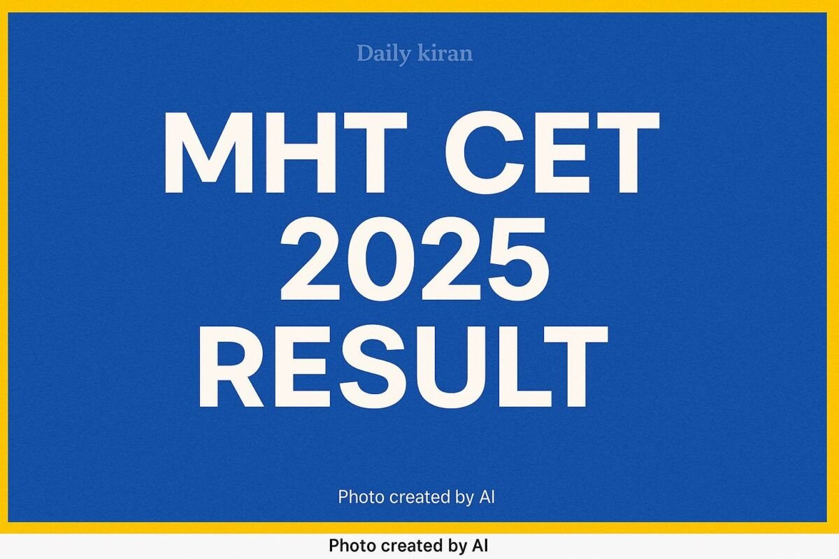 MHT CET 2025 Result